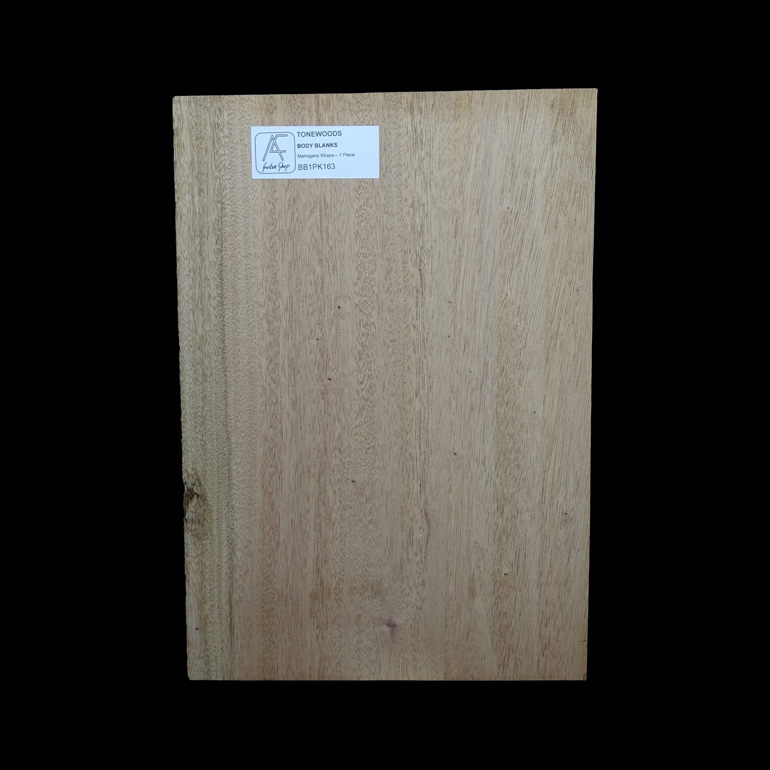 AC Khaya (African Mahogany/Acajou) Body Blank - 1 piece - BB1PK163