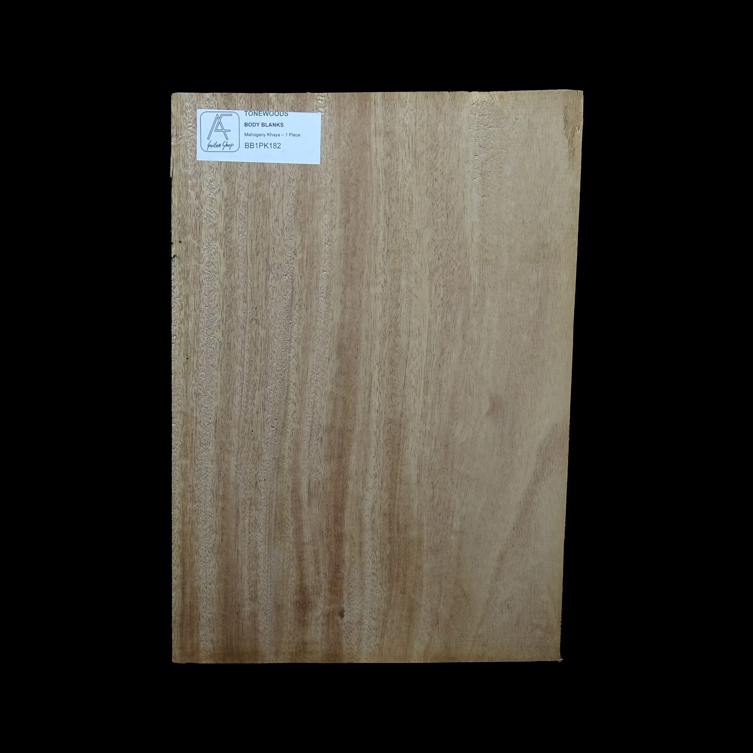 AC Khaya (African Mahogany/Acajou) Body Blank - 1 piece - BB1PK182