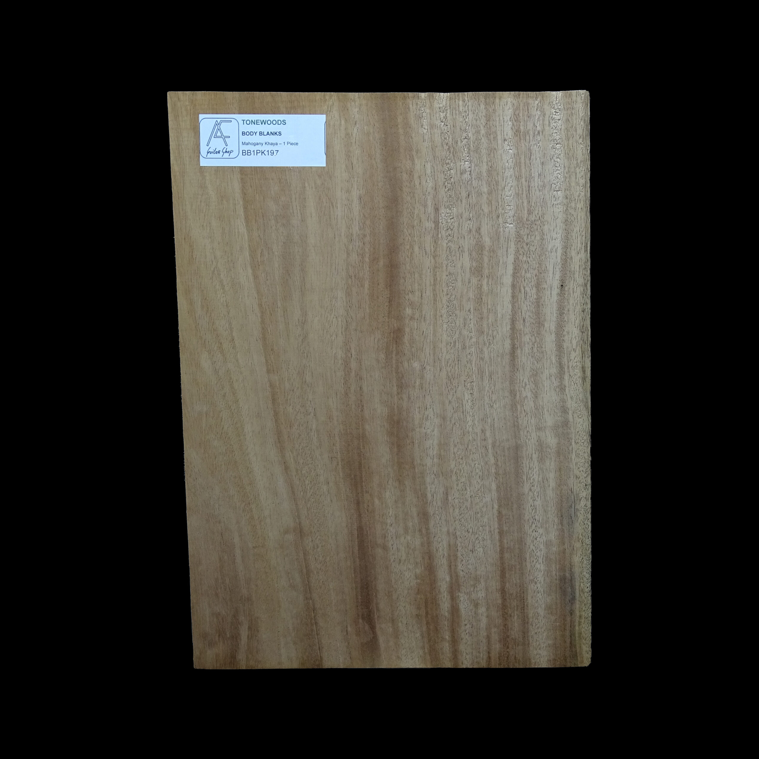 AC Khaya (African Mahogany/Acajou) Body Blank - 1 piece - BB1PK197