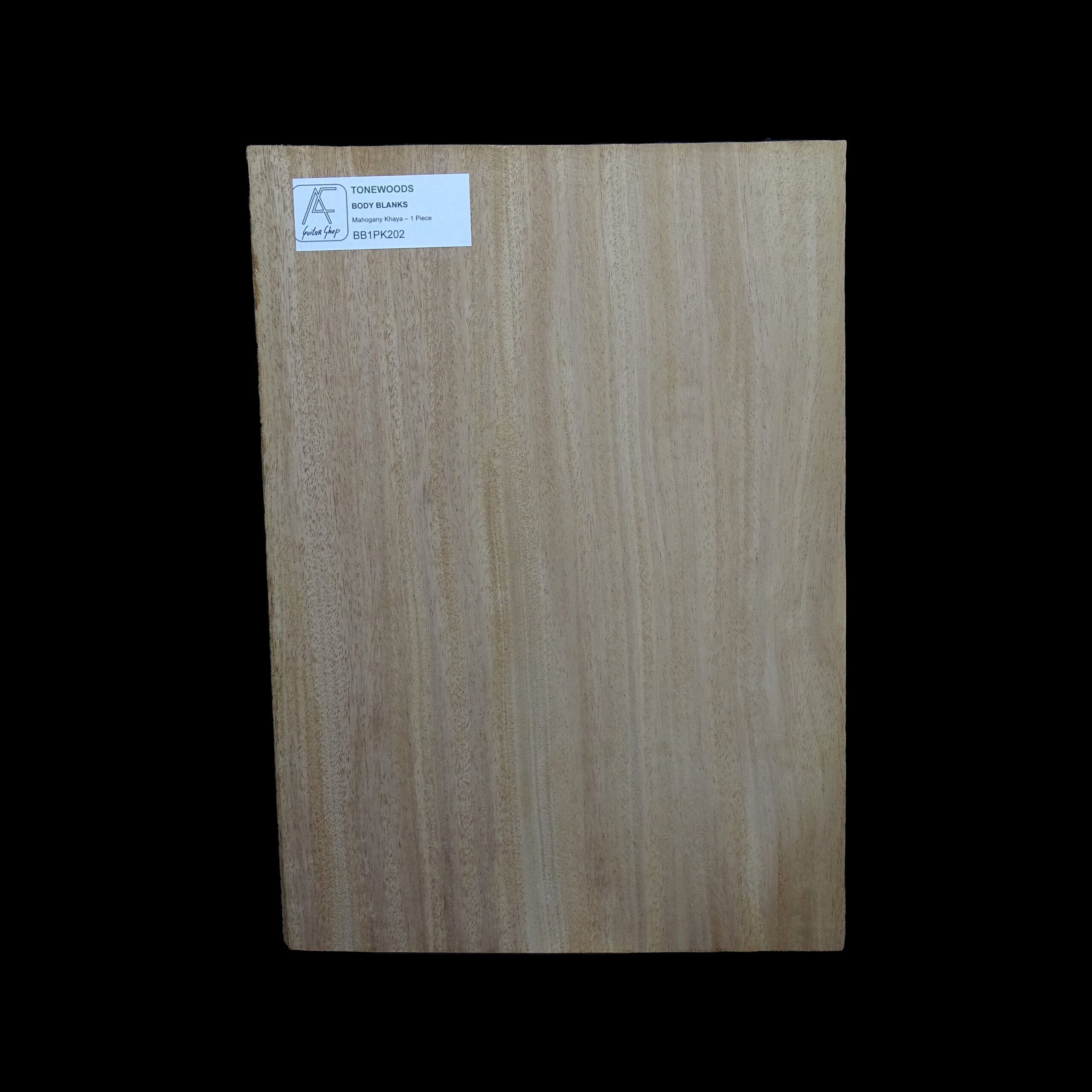 AC Khaya (African Mahogany/Acajou) Body Blank - 1 piece - BB1PK202