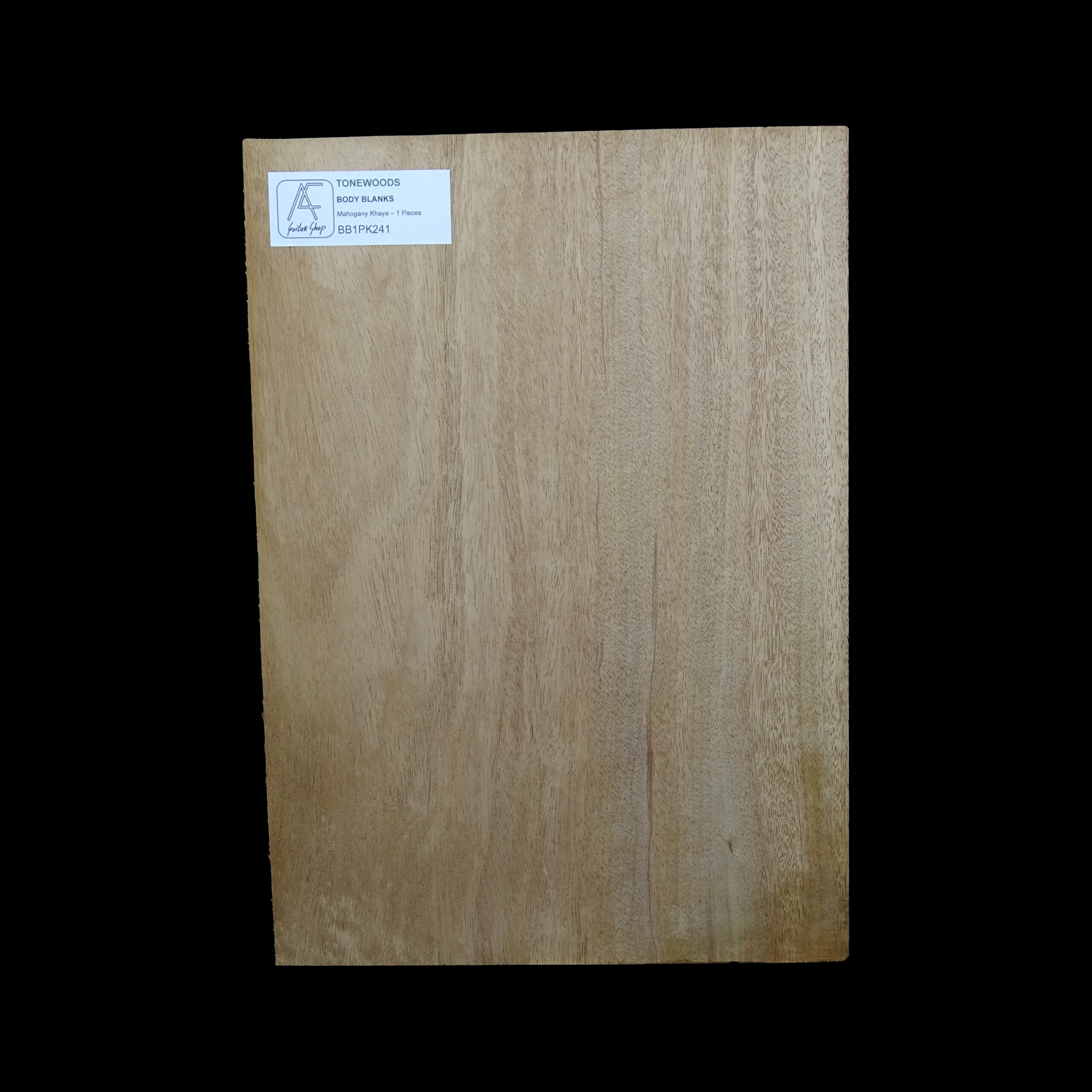 AC Khaya (African Mahogany/Acajou) Body Blank - 1 piece - BB1PK241