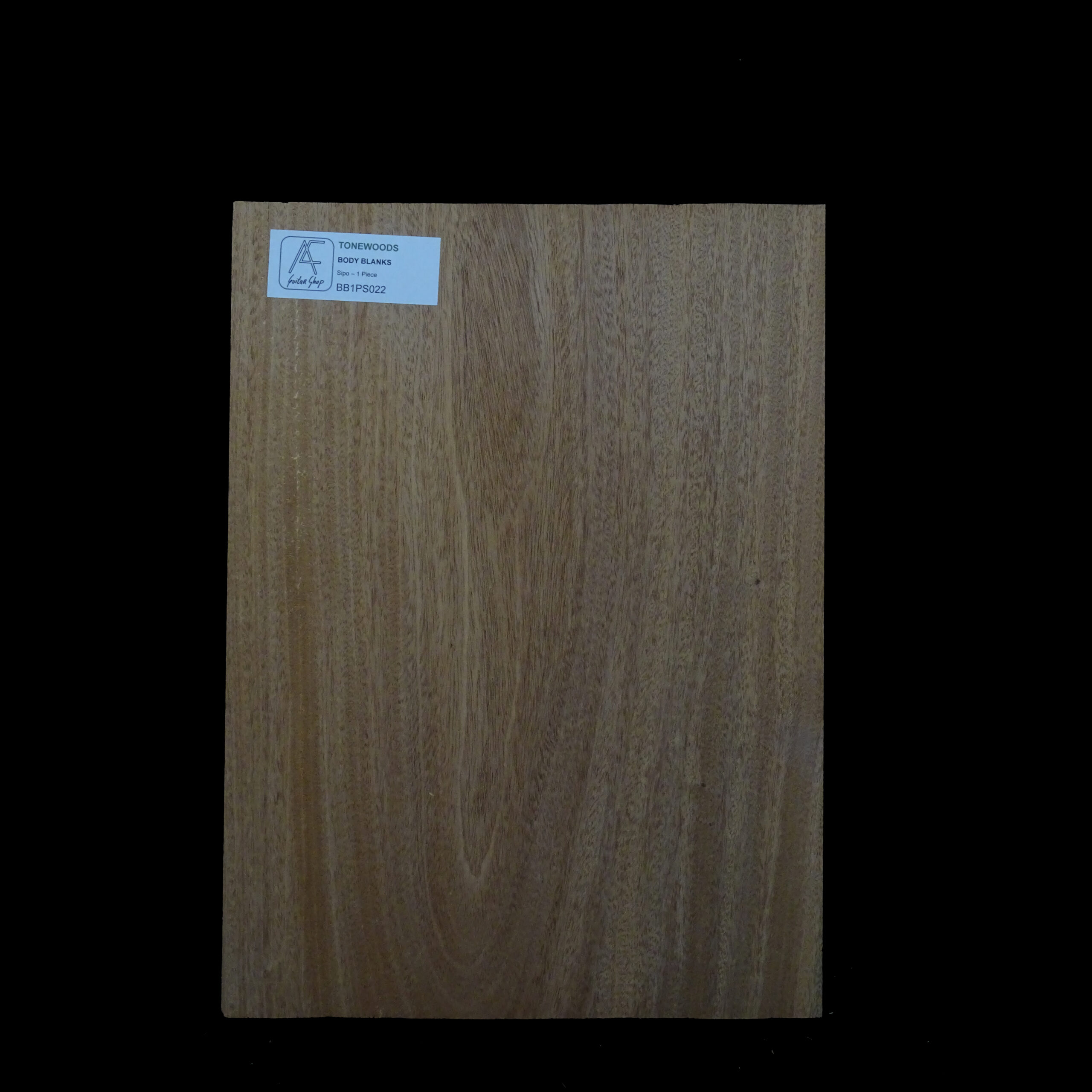 AC Sipo Body Blank - 1 piece - BB1PS022