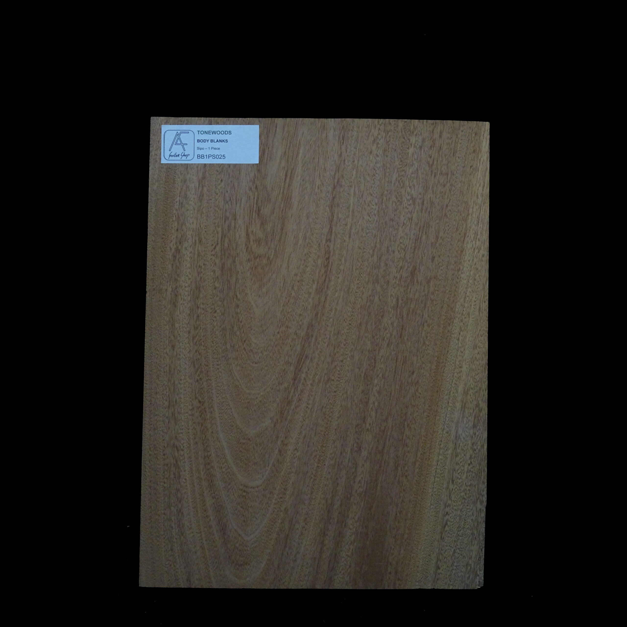 AC Sipo Body Blank - 1 piece - BB1PS025