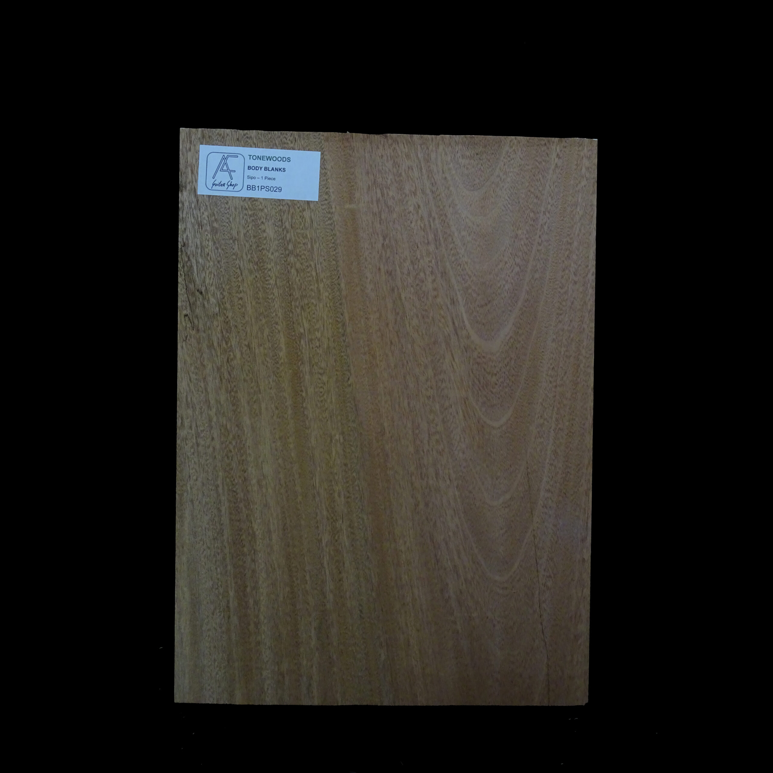 AC Sipo Body Blank - 1 piece - BB1PS029