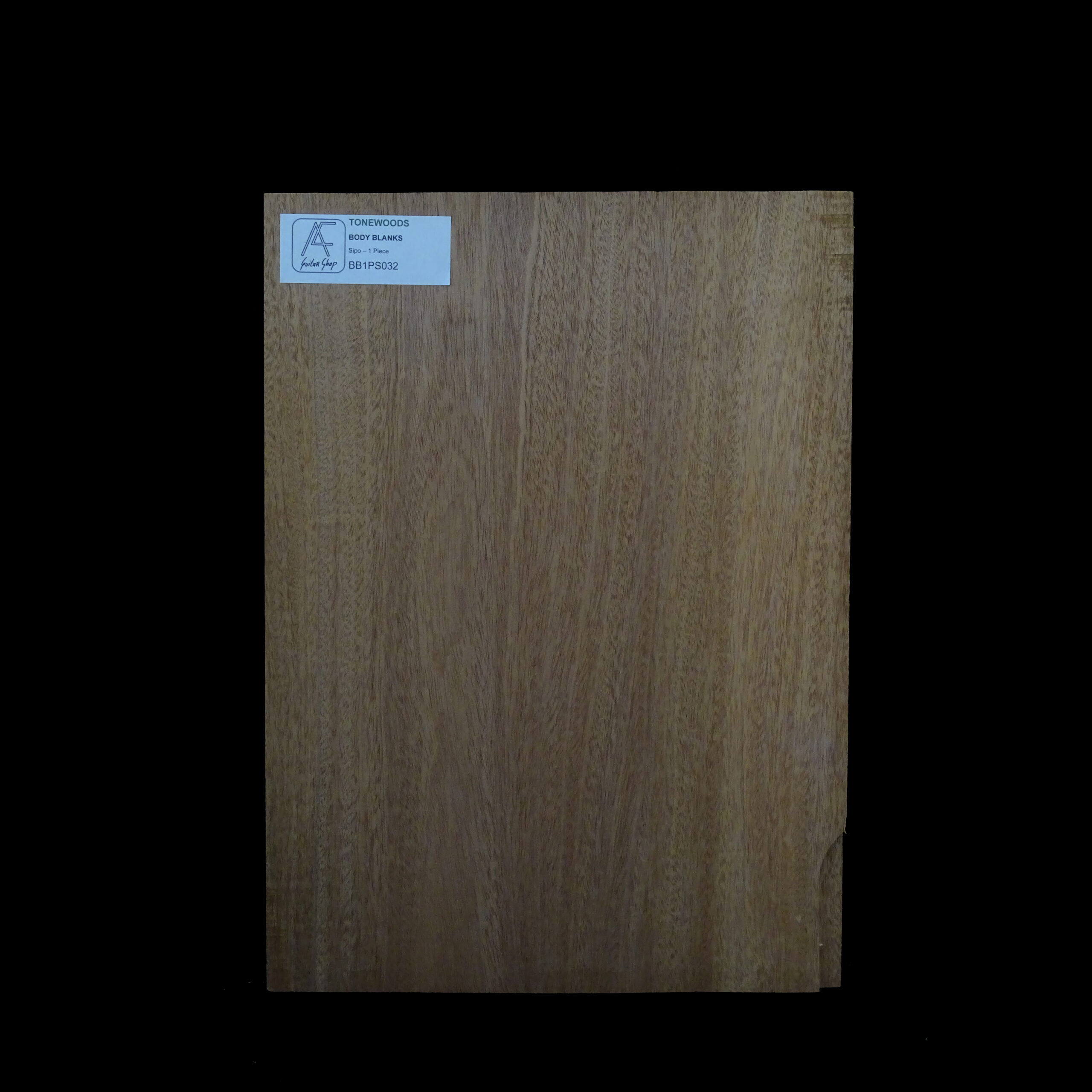 AC Sipo Body Blank - 1 piece - BB1PS032