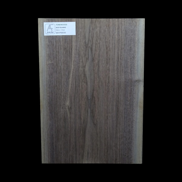 american walnut body blank one piece for electric guitar making