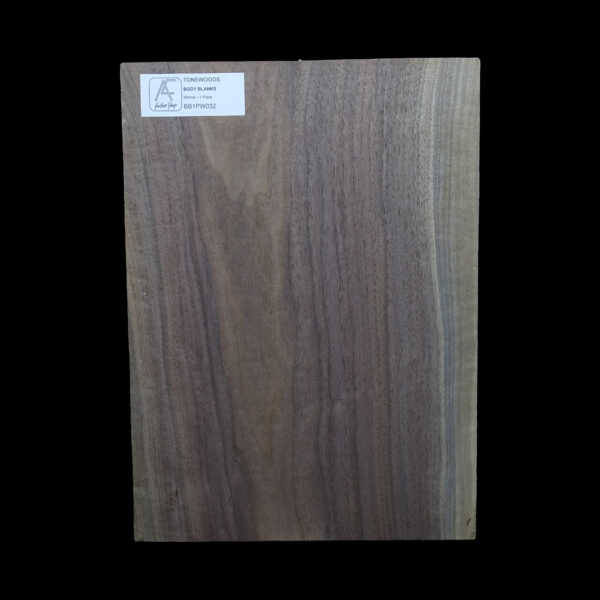 american walnut body blank one piece for electric guitar making