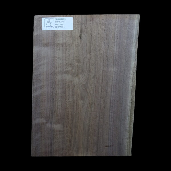 american walnut body blank one piece for electric guitar making