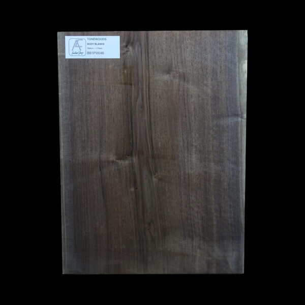 american walnut body blank one piece for electric guitar making