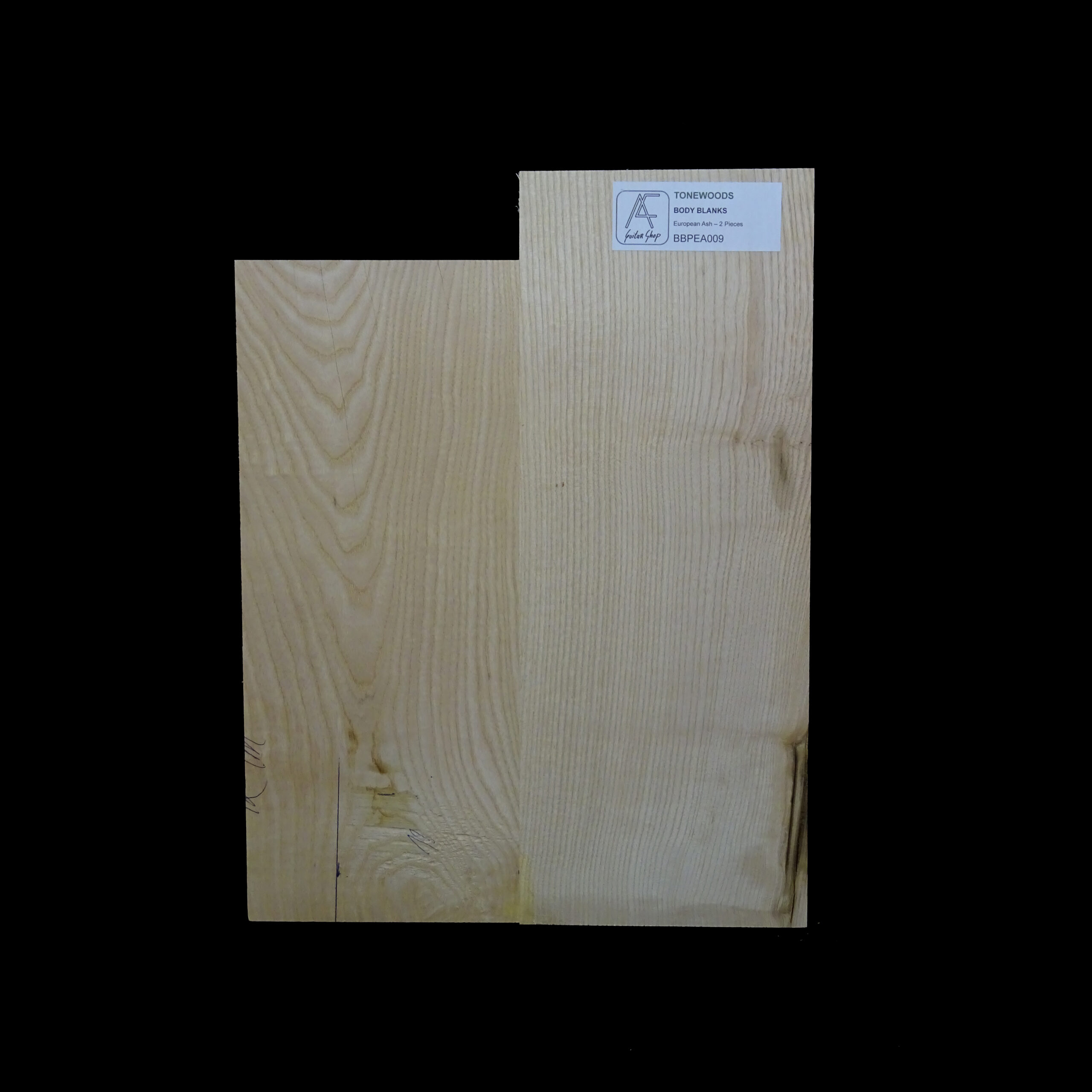 AC European Ash Body Blank 2 Pieces - BB2PEA009