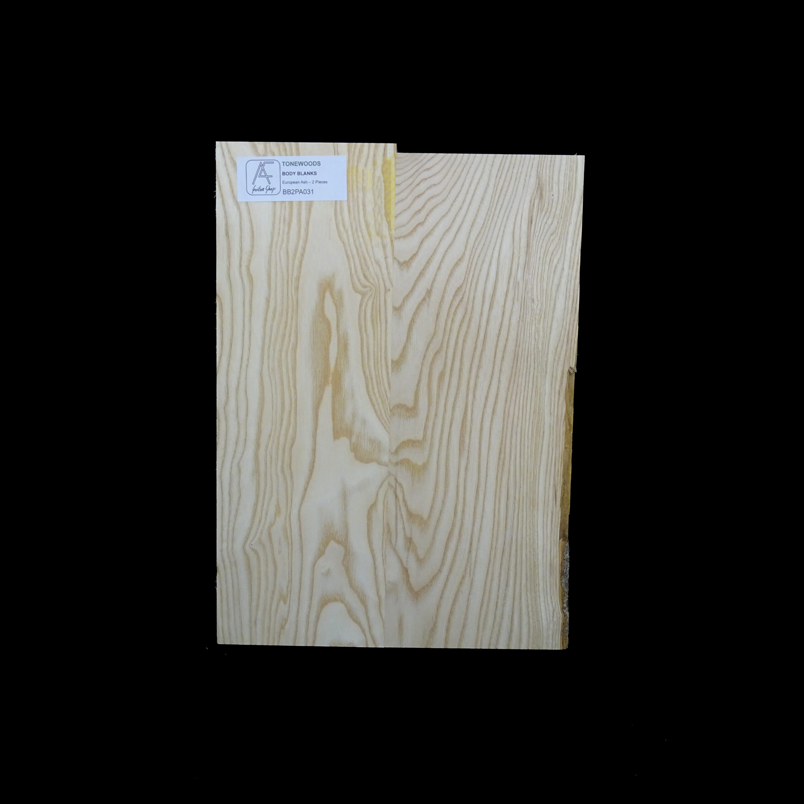 AC European Ash Body Blank 2 Pieces - BB2PEA031