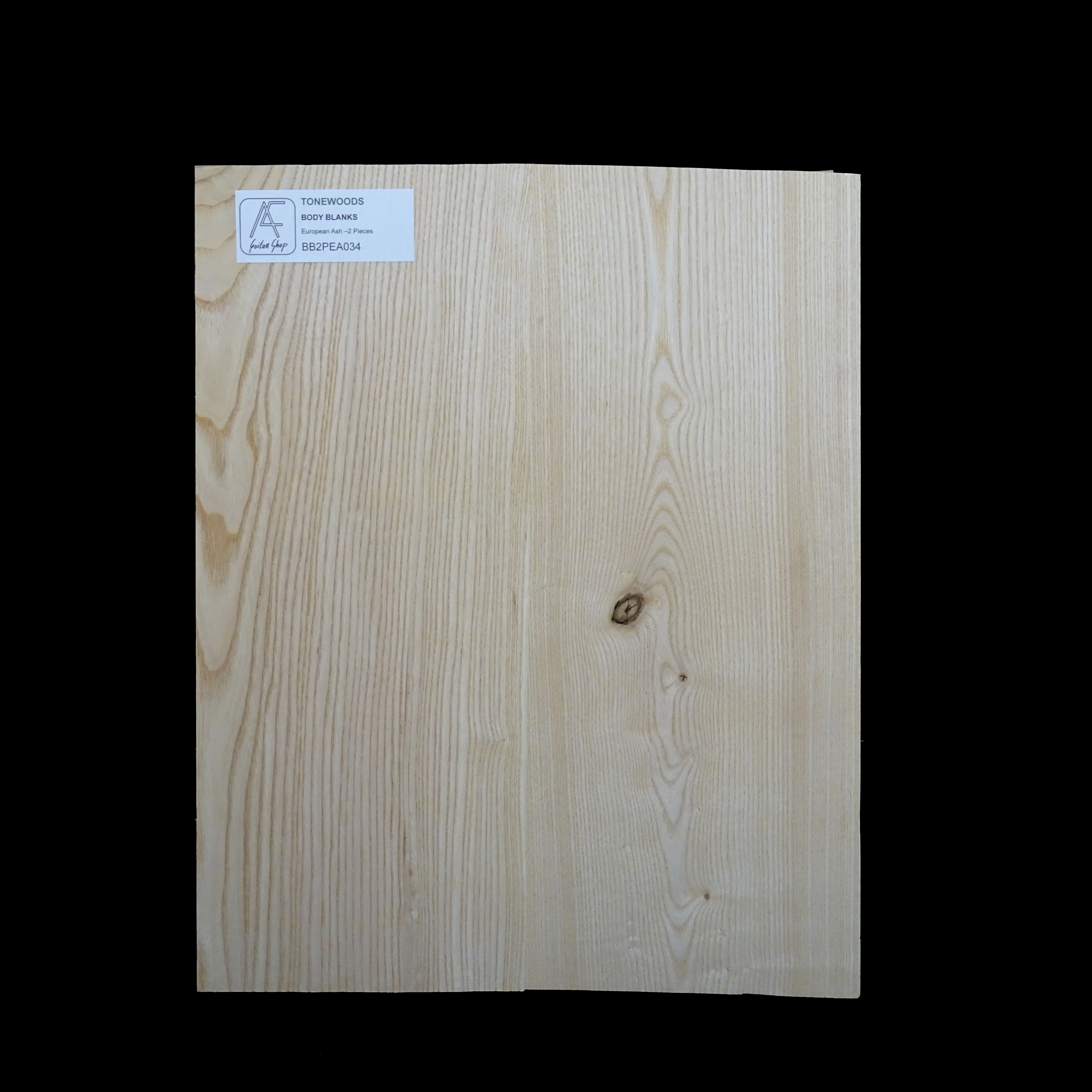 AC European Ash Body Blank 2 Pieces - BB2PEA034