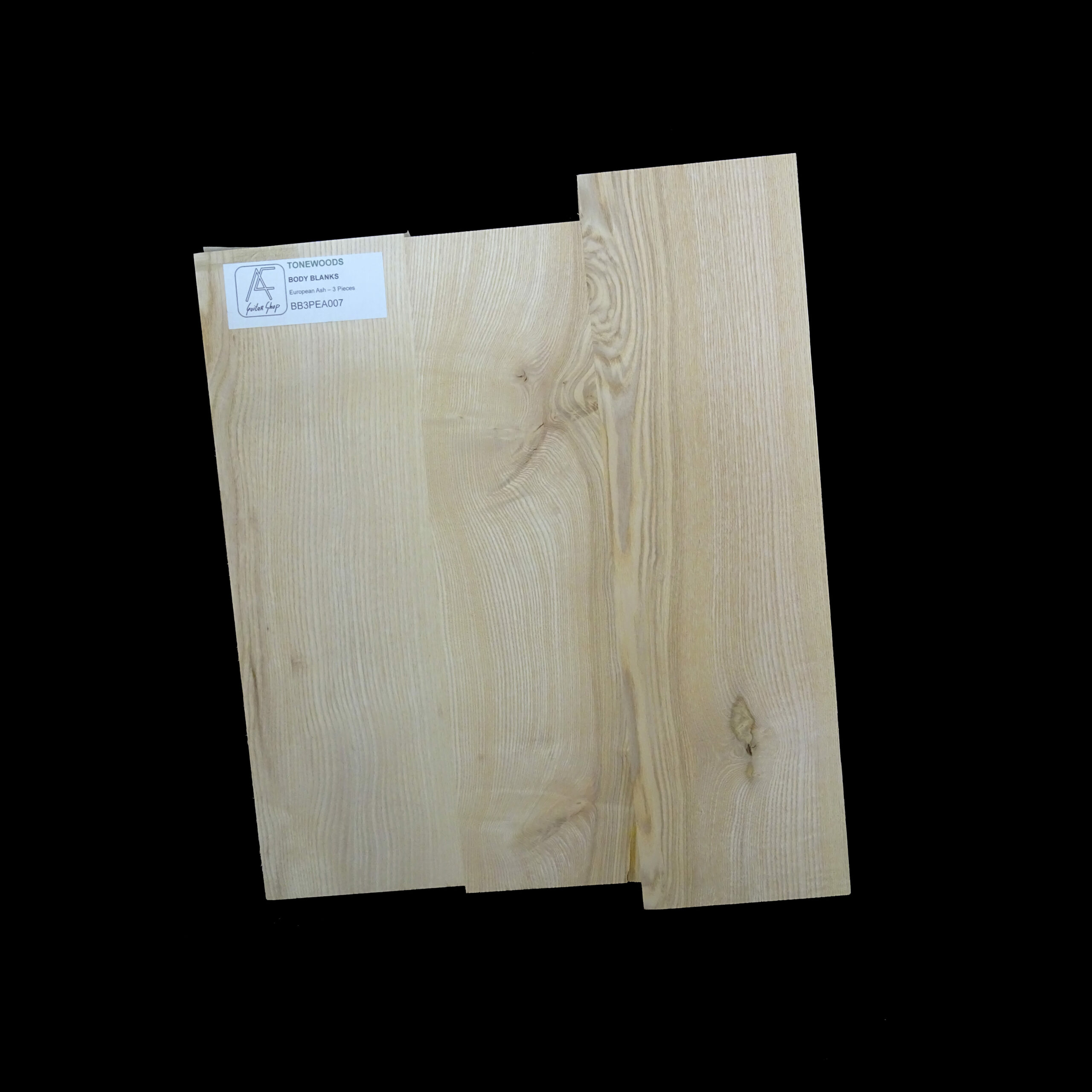 AC European Ash Body Blank 3 Pieces - BB3PEA007