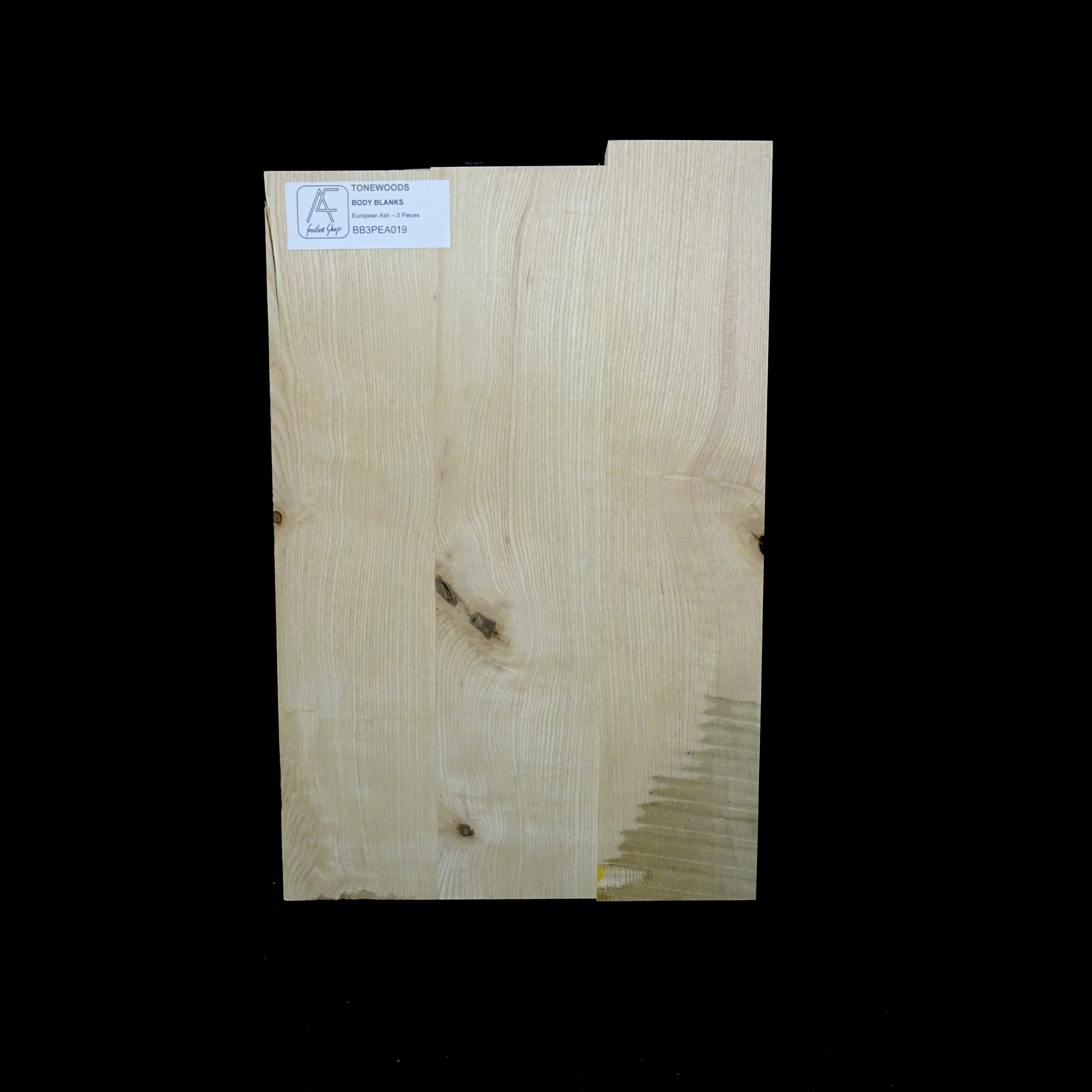 AC European Ash Body Blank 3 Pieces - BB3PEA019