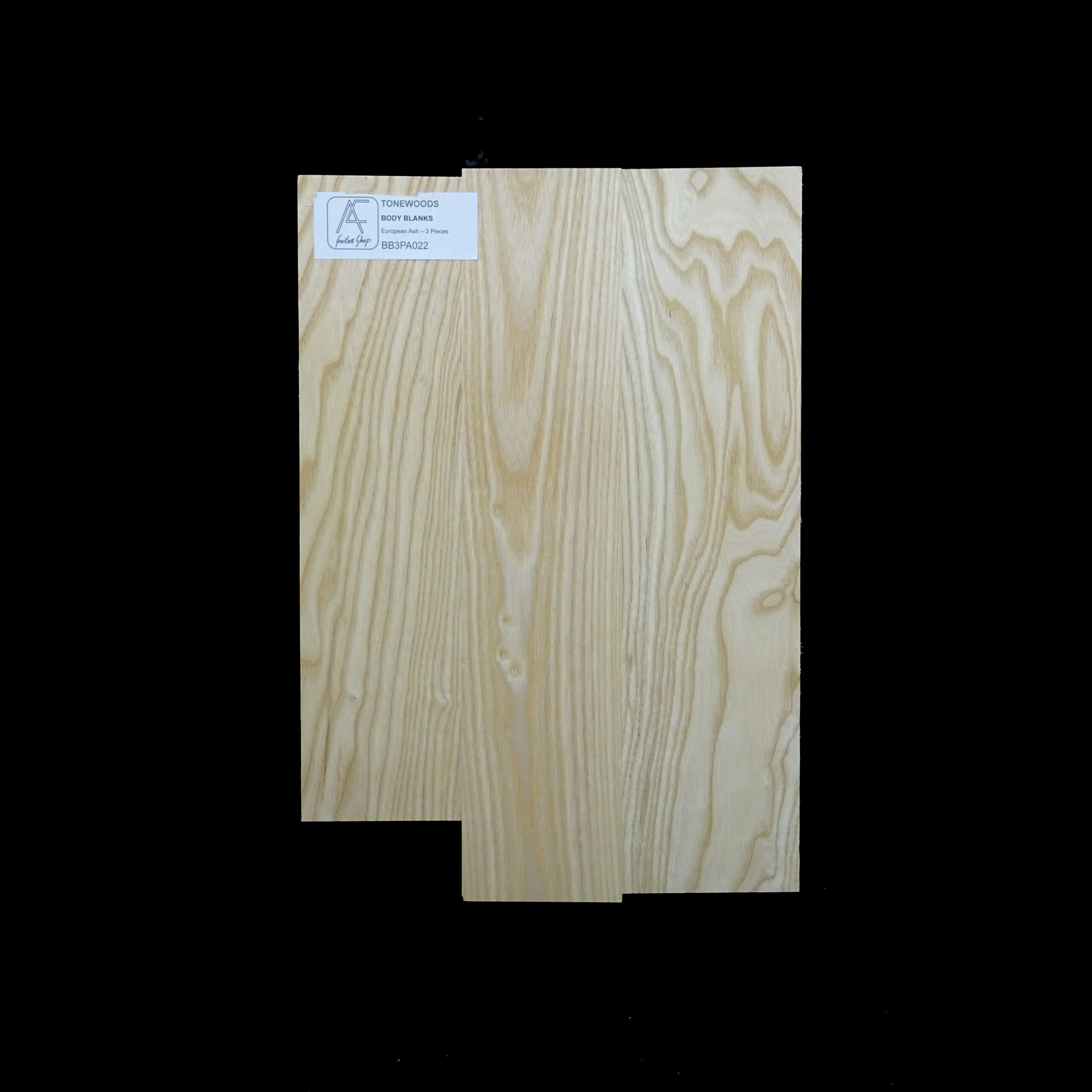 AC European Ash Body Blank 3 Pieces - BB3PEA022