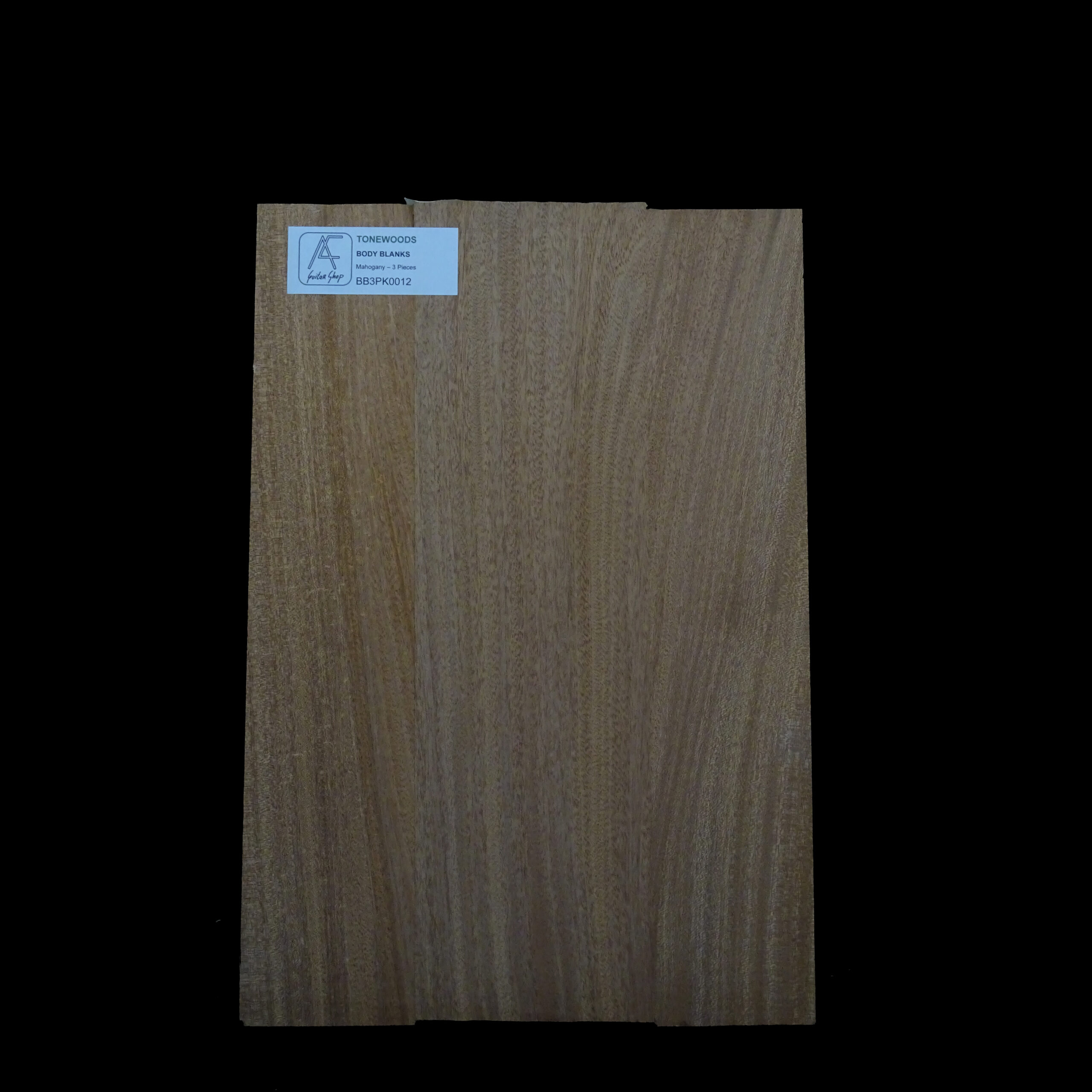AC Khaya (African Mahogany/Acajou) Body Blank - 3 pieces - BB3PK012