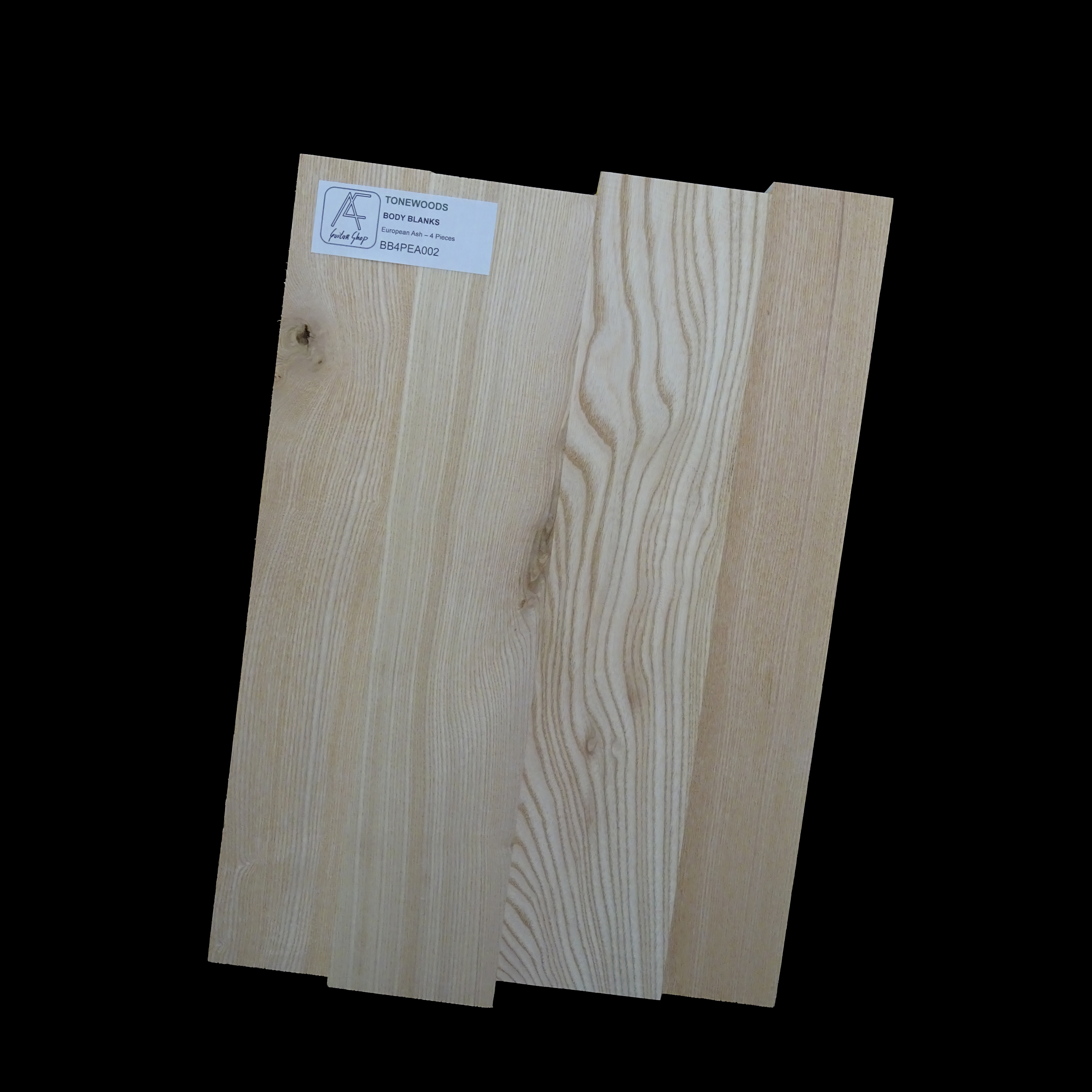 AC European Ash Body Blank 4 Pieces - BB4PEA002