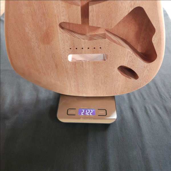 AC Strat Style Mahogany Khaya Body - C000079 - Image 5