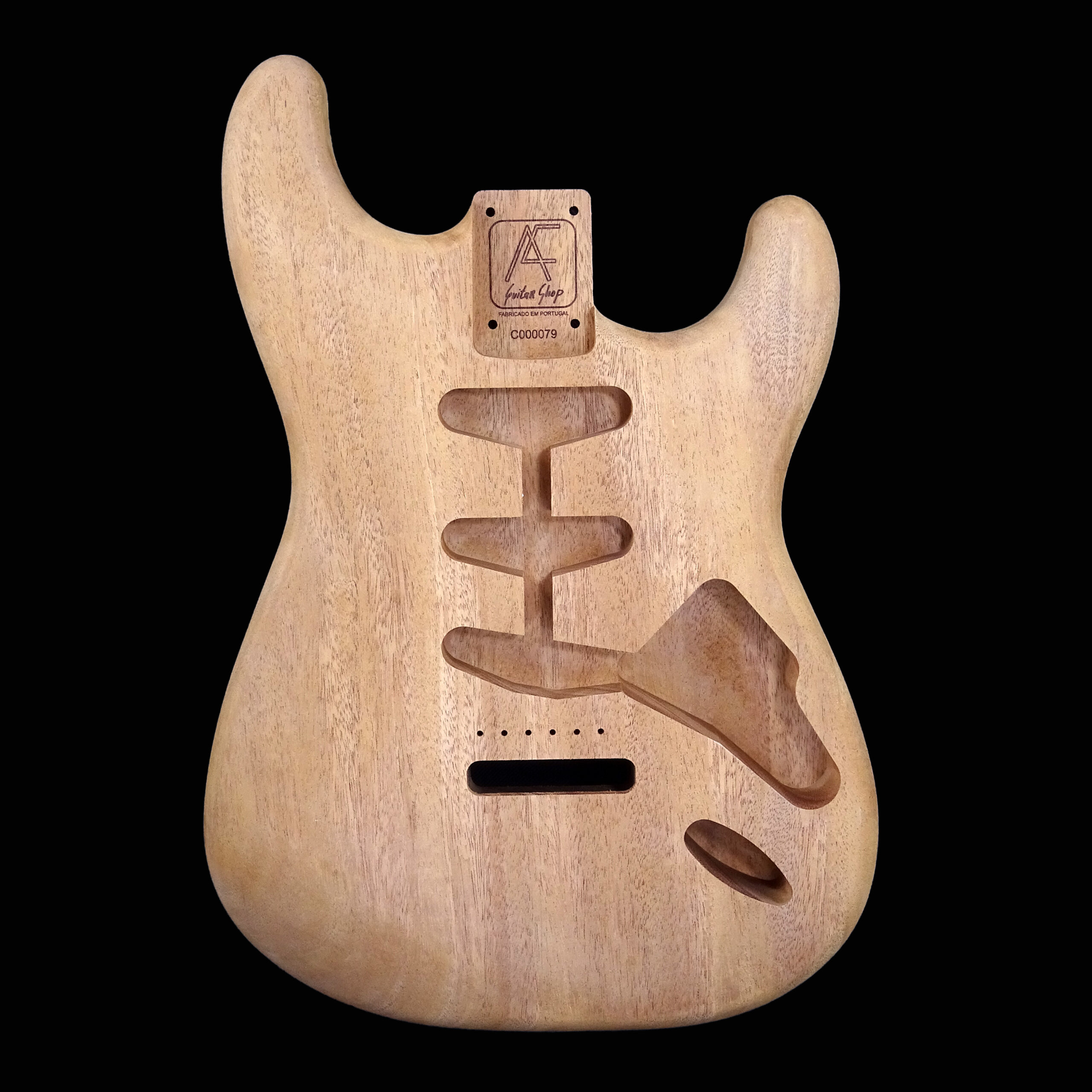 AC Strat Style Mahogany Khaya Body - C000079