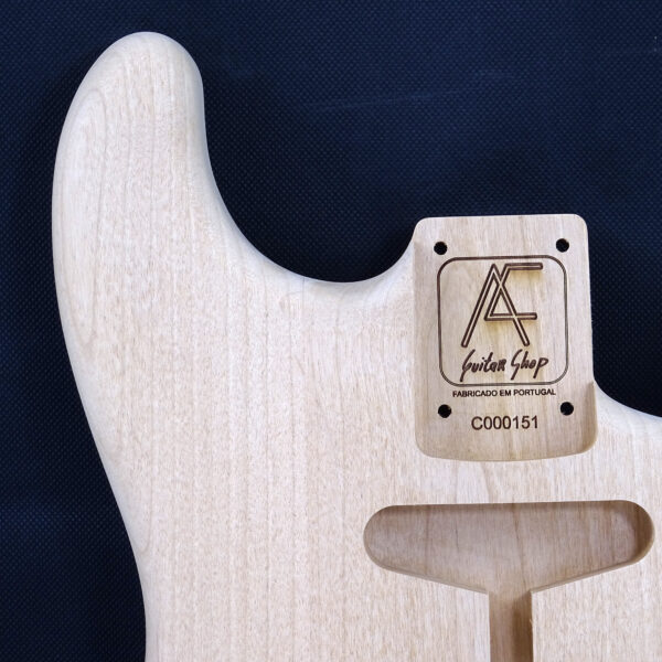 AC Strat Style Red Alder Body - C000151 - Image 3