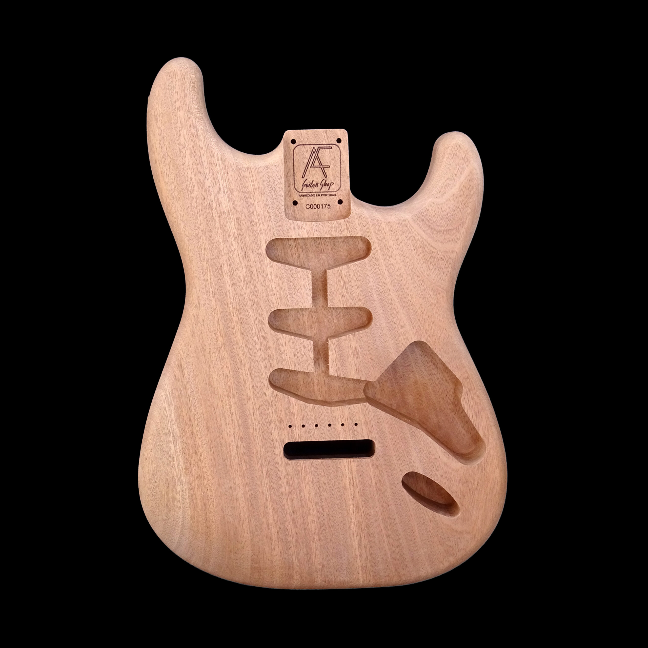 AC Strat Style Sipo Body - C000175