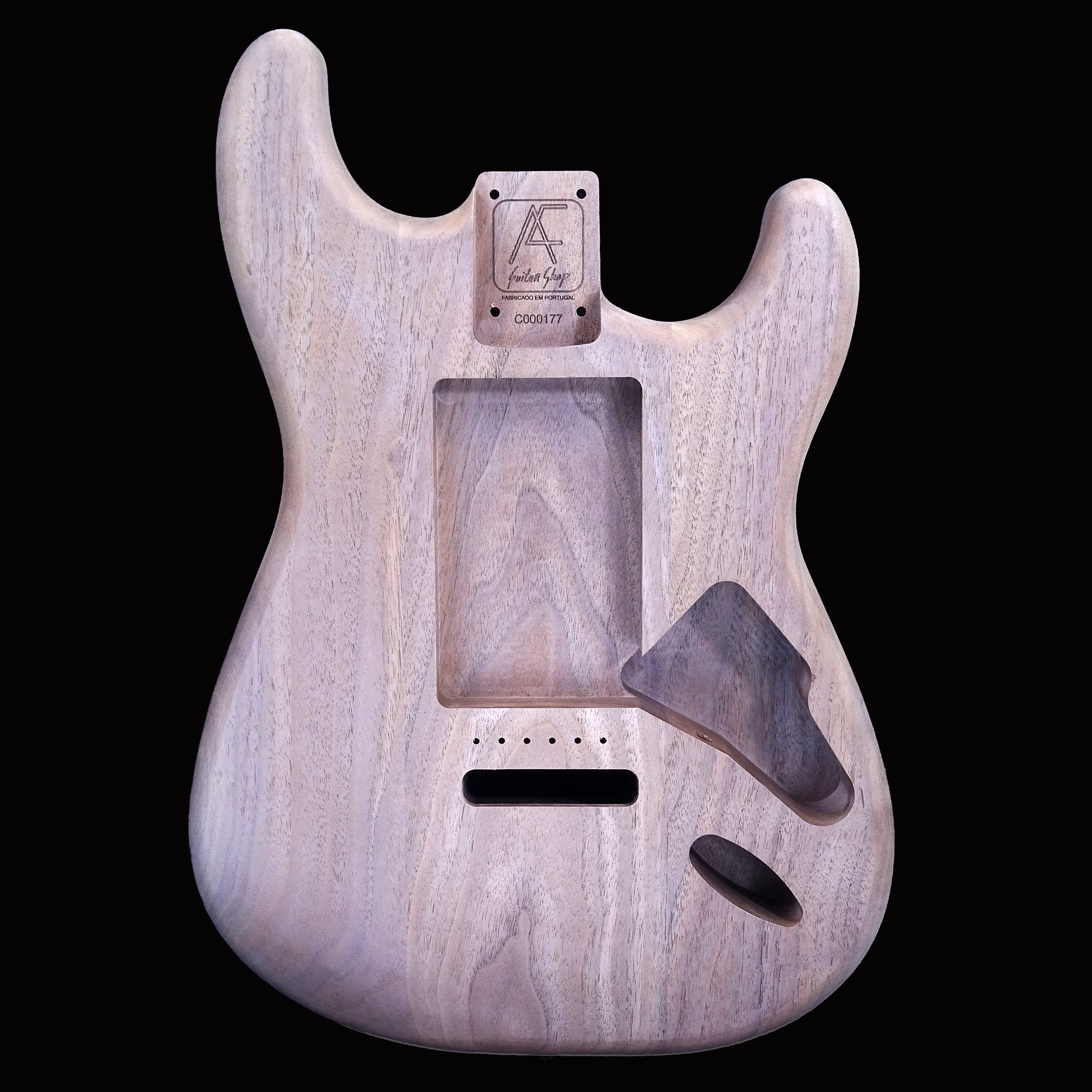 AC Strat Style American Walnut Body - C000177