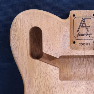 AC Tele Style 72D Mahogany Khaya Body - C000179 - Image 3