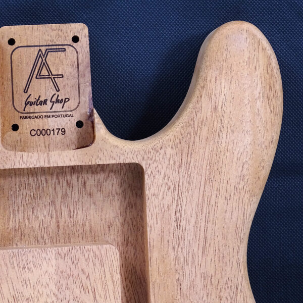 AC Tele Style 72D Mahogany Khaya Body - C000179 - Image 4