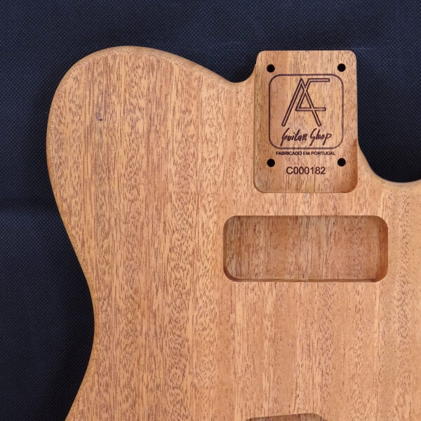AC Tele Style P90 One Piece Mahogany Body - C000182 - Image 3