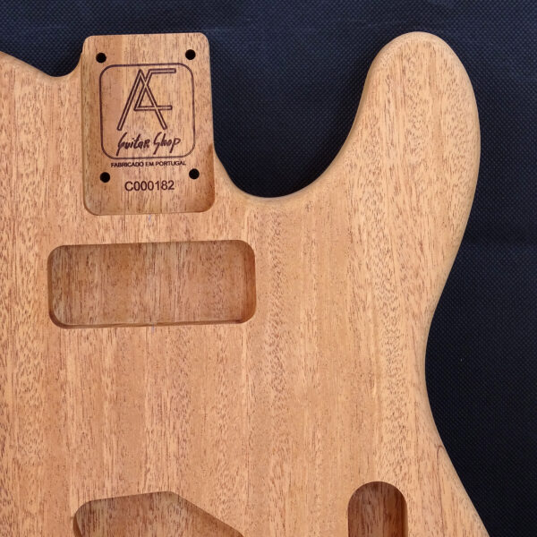 AC Tele Style P90 One Piece Mahogany Body - C000182 - Image 4