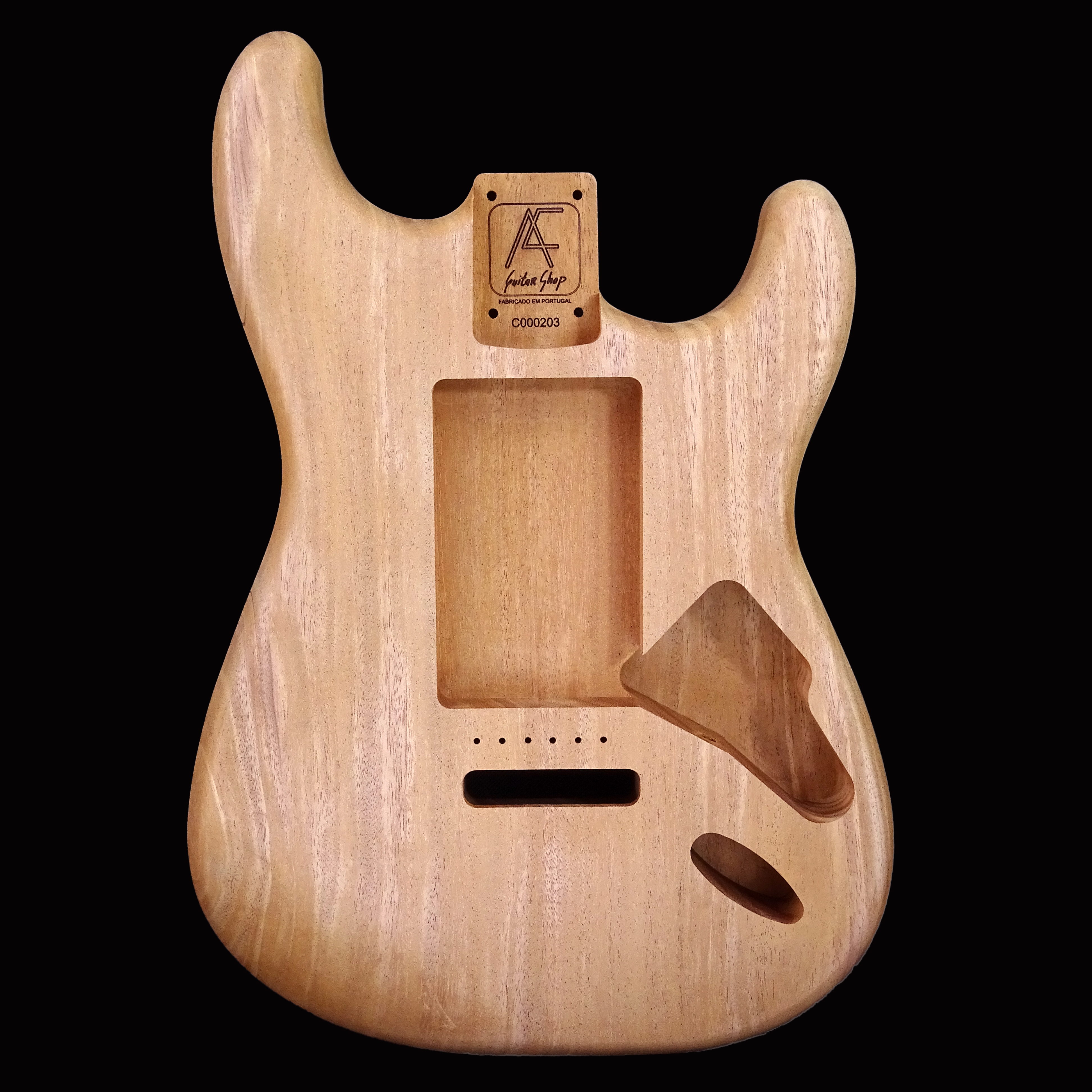AC Strat Style Mahogany Khaya Body - C000203