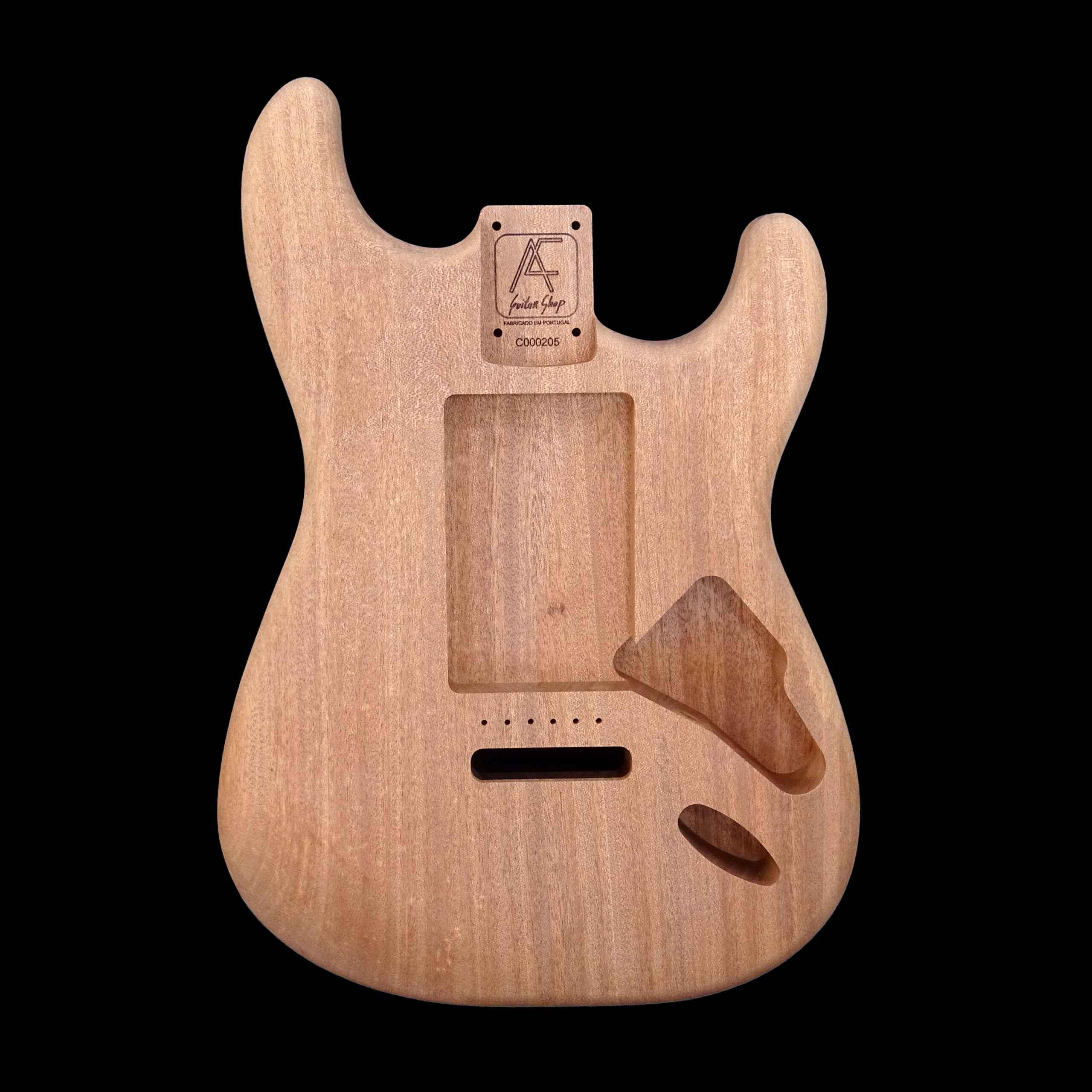 AC Strat Style Sipo Body - C000205