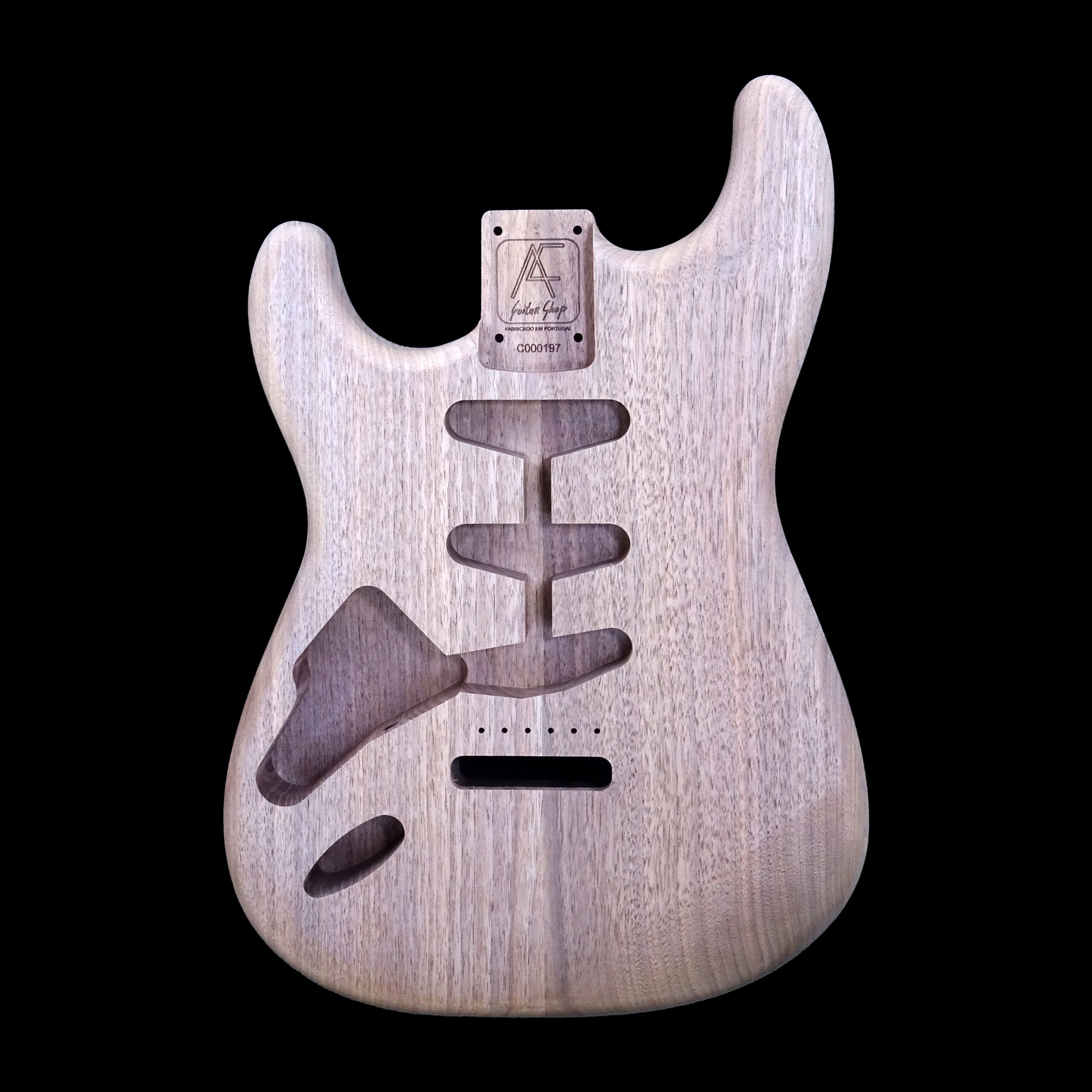 AC Strat Style American Walnut LH Body - C000197