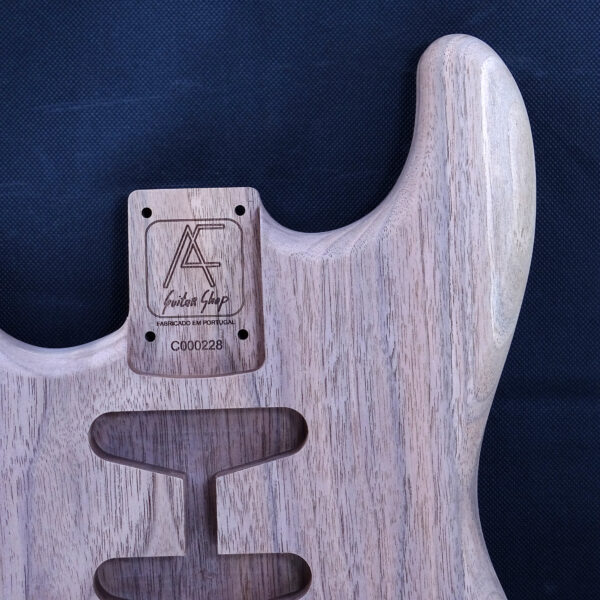 AC Strat Style American Walnut Body LH - C000228 - Image 4