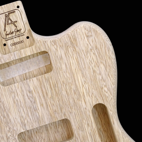 AC Offset Tele/Jazzcaster/Telemaster Korina Body - Image 4
