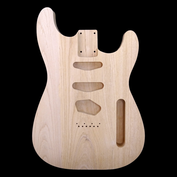 AC Nashville Strat Style - Premium Red Alder Replacement Body - Full Binding Included