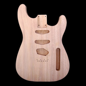AC Nashville Strat Style - Premium Mahogany Replacement Body - Full Binding Included