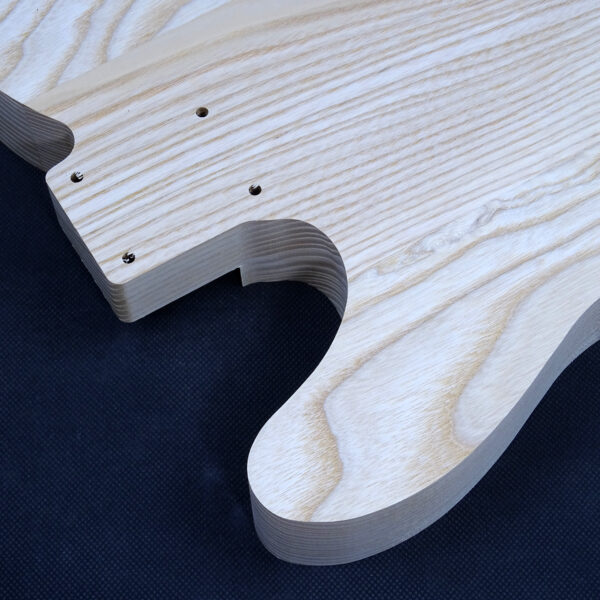 AC Tele Style European Ash Body - C000367 - Unfinished - Image 9