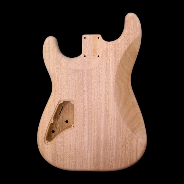 AC Modern Strat One Piece Mahogany Sipo Body - C000371 - Image 2