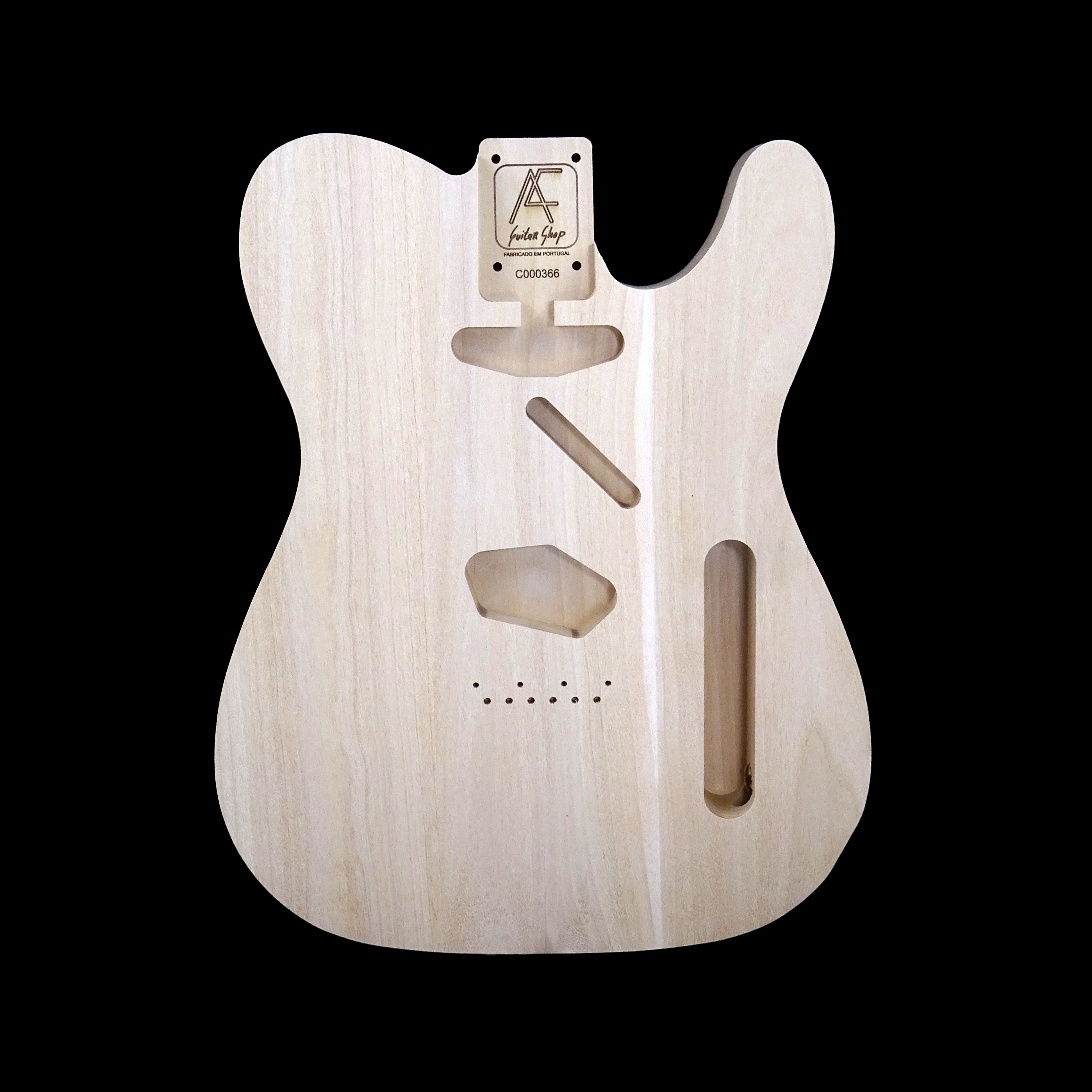 AC Tele Style Red Alder Body - C000366 - Unfinished