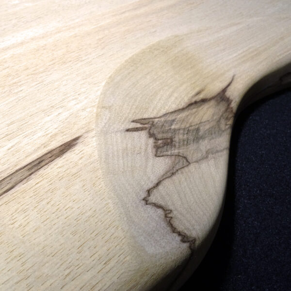 AC Offset Tele/Jazzcaster/Telemaster Korina/Black Limba Body - C000350 - Image 8