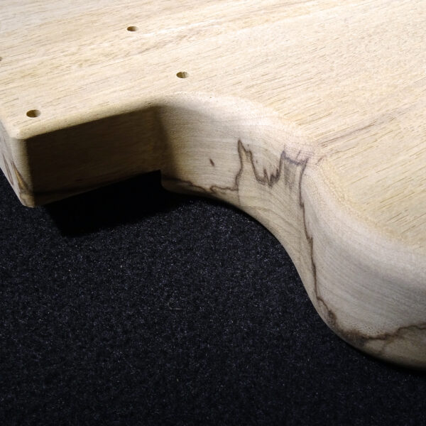 AC Offset Tele/Jazzcaster/Telemaster Korina/Black Limba Body - C000350 - Image 9