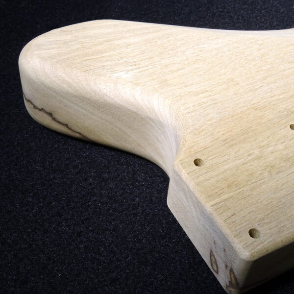 AC Offset Tele/Jazzcaster/Telemaster Korina/Black Limba Body - C000350 - Image 10