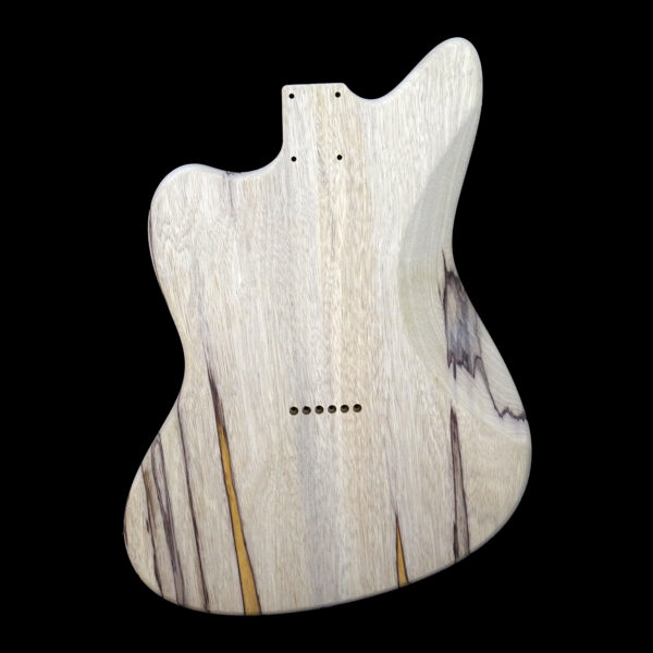 AC Offset Tele/Jazzcaster/Telemaster Korina/Black Limba Body - C000350 - Image 2