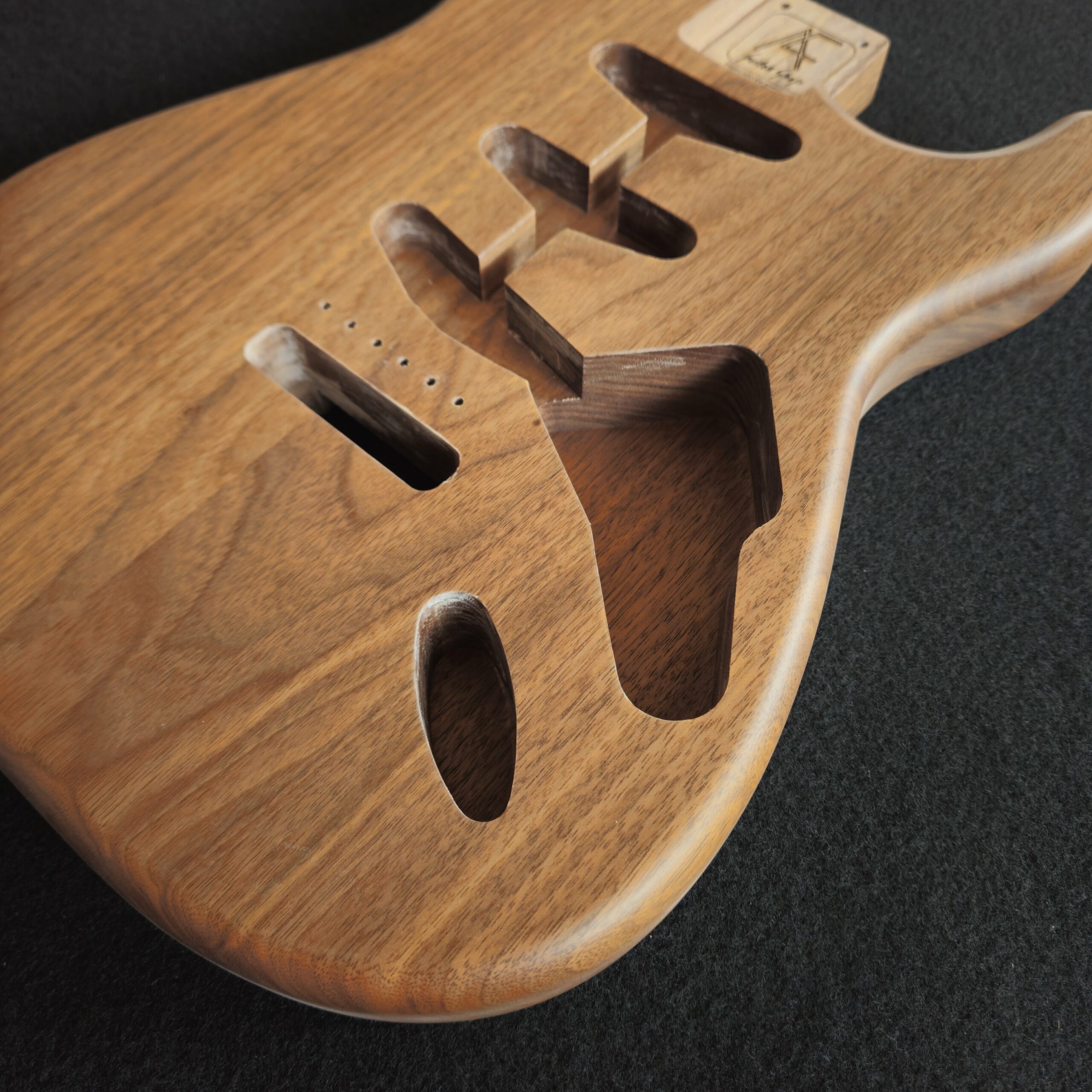 AC Strat Style Walnut Body - Natural Nitro Mate Finish - C000062 1000049731 scaled AC Strat Style Walnut Body - Natural Nitro Mate Finish - C000062 - Image 3