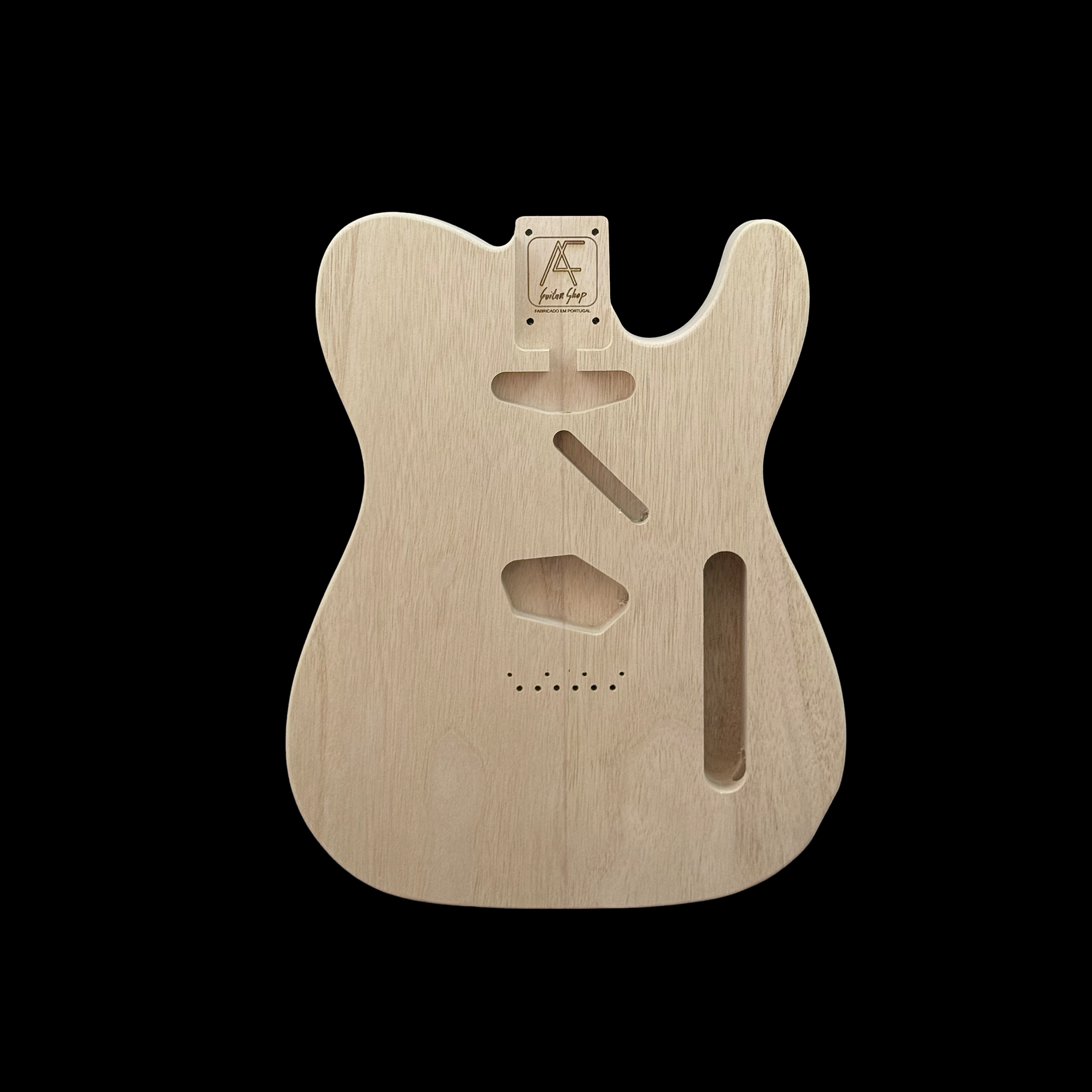 AC Tele Style Paulownia Body C000000 front AC Tele Style Paulownia Body